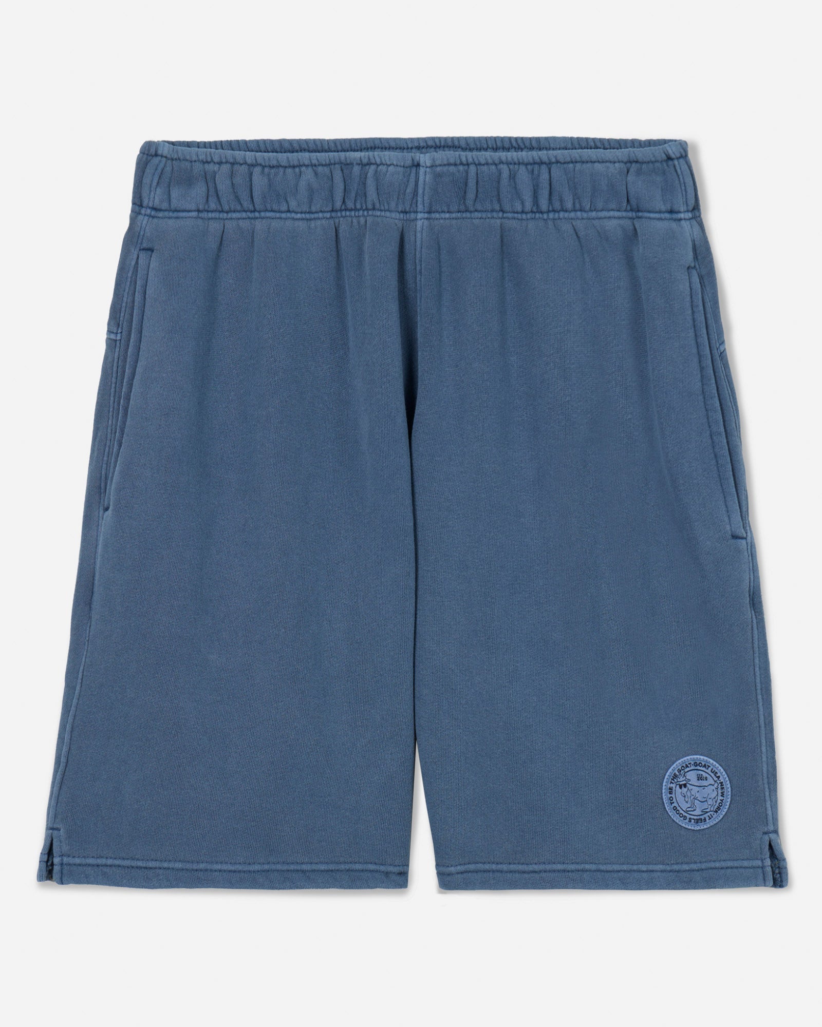 Slate-colored men's sweat shorts#color_slate