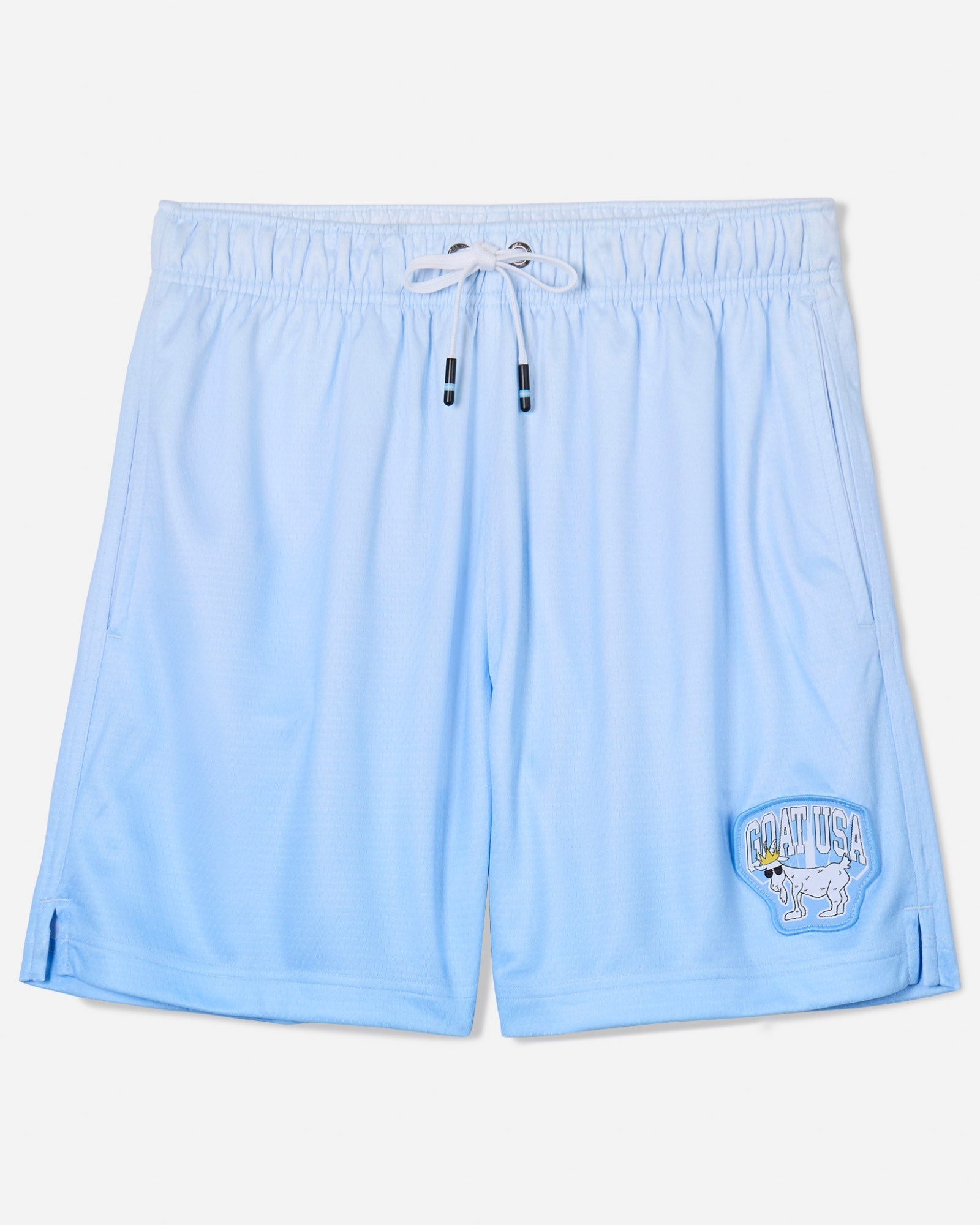 Front of carolina blue ombre shorts#color_carolina-blue