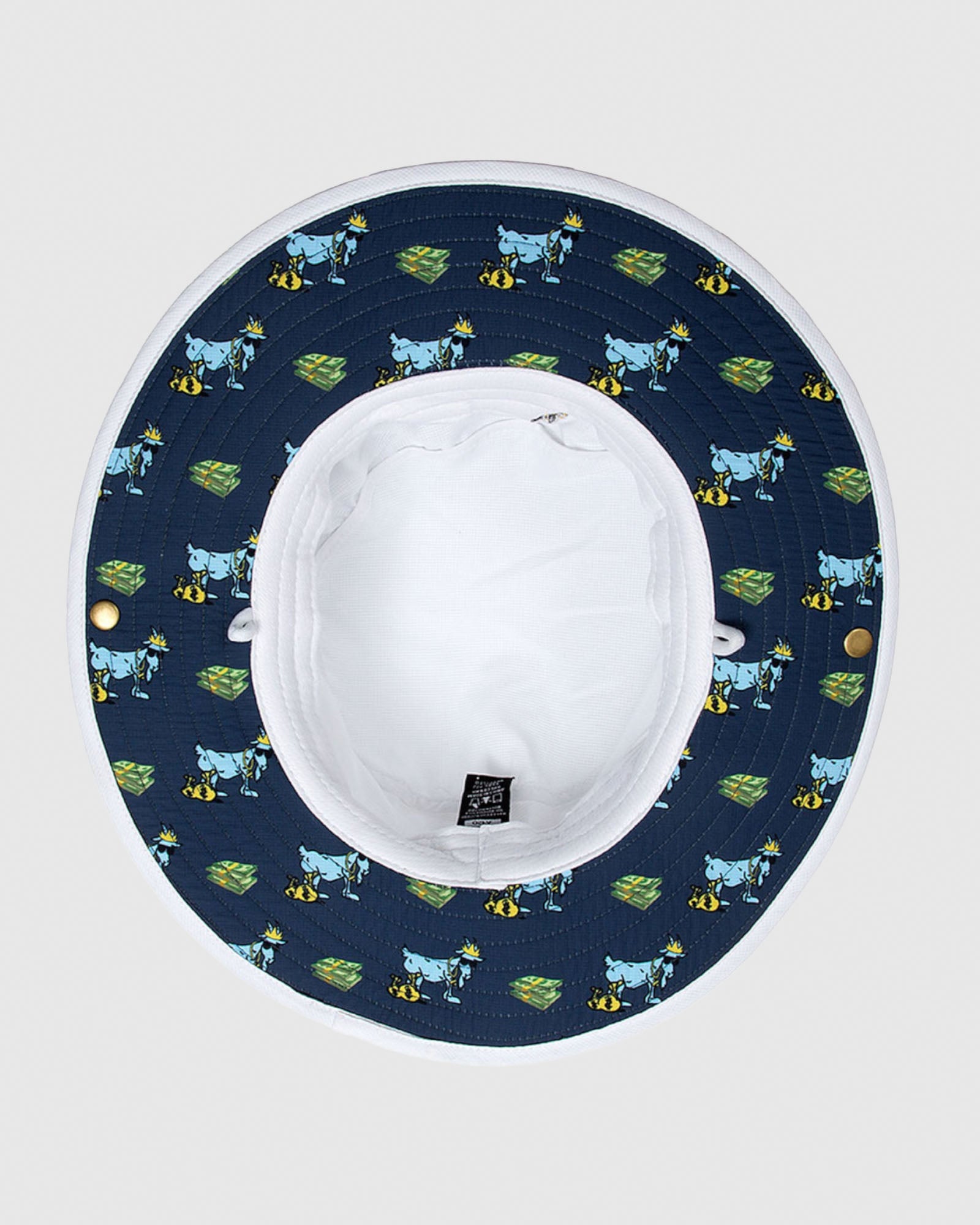 Bottom of Cash Money Bucket Hat