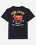 Back of black t-shirt with Chuck the chili pepper GOAT graphic