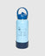 Blue water bottle with GOAT USA logo