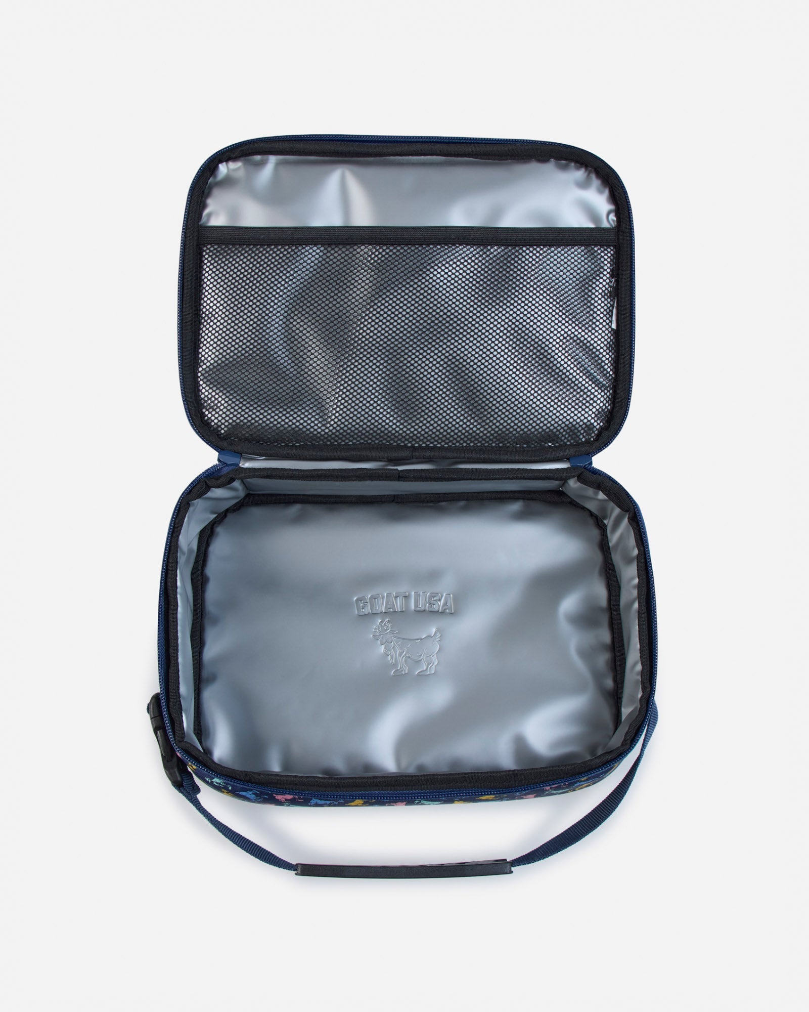 Open lunchbox with GOAT USA branding