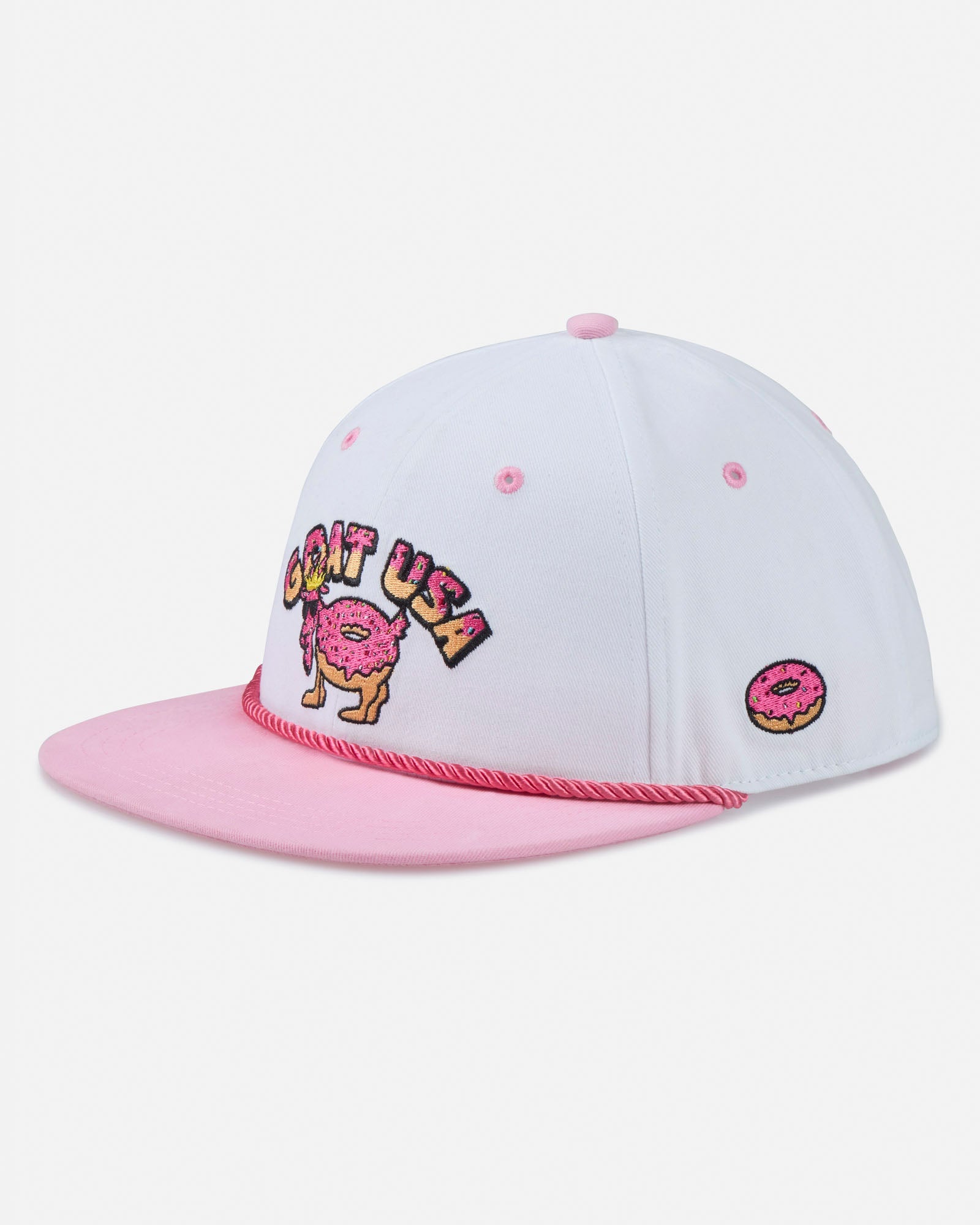 Donut Flat Brim Snapback | 100% Cotton Hat | GOAT USA™