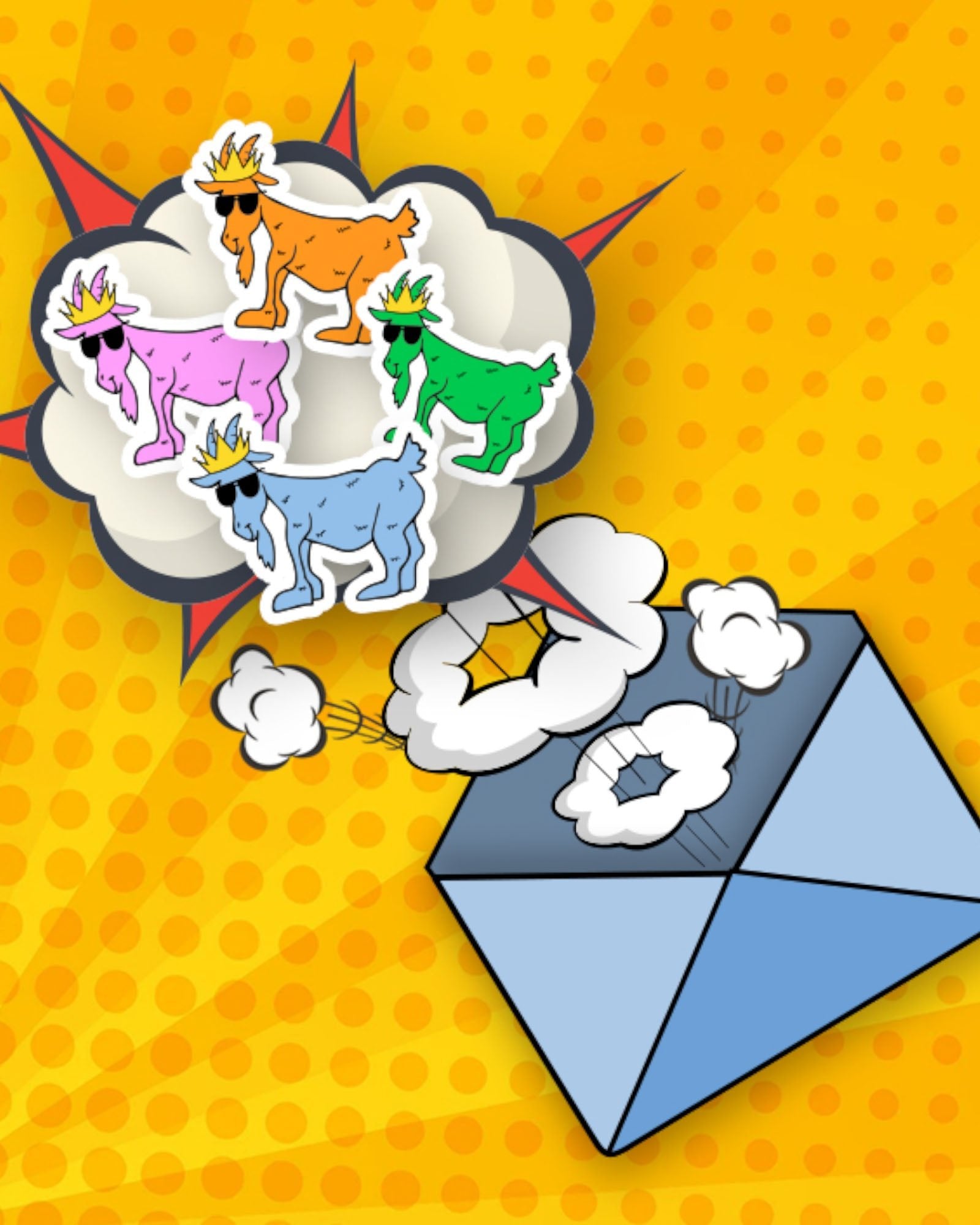 Exclusive GOAT USA Monthly Sticker Subscription graphic