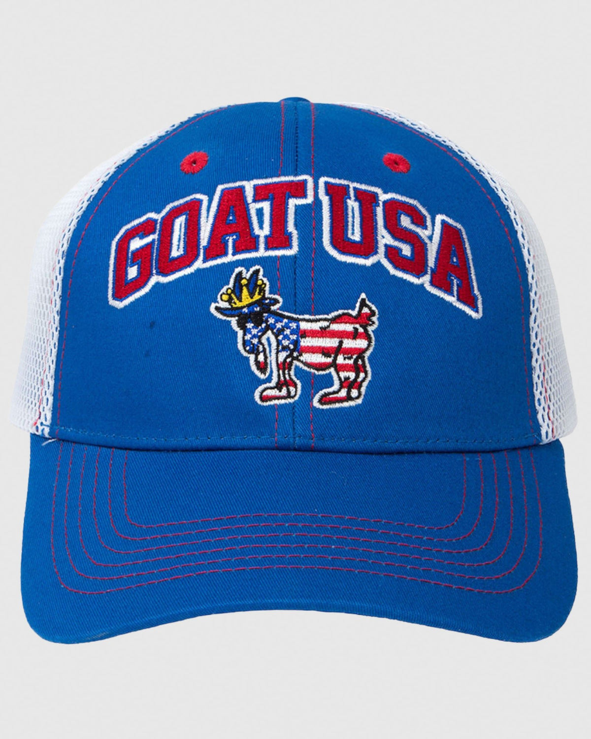 Front of royal Freedom Trucker Hat#color_royal