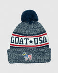 Front of navy Freedom Winter Hat#color_navy