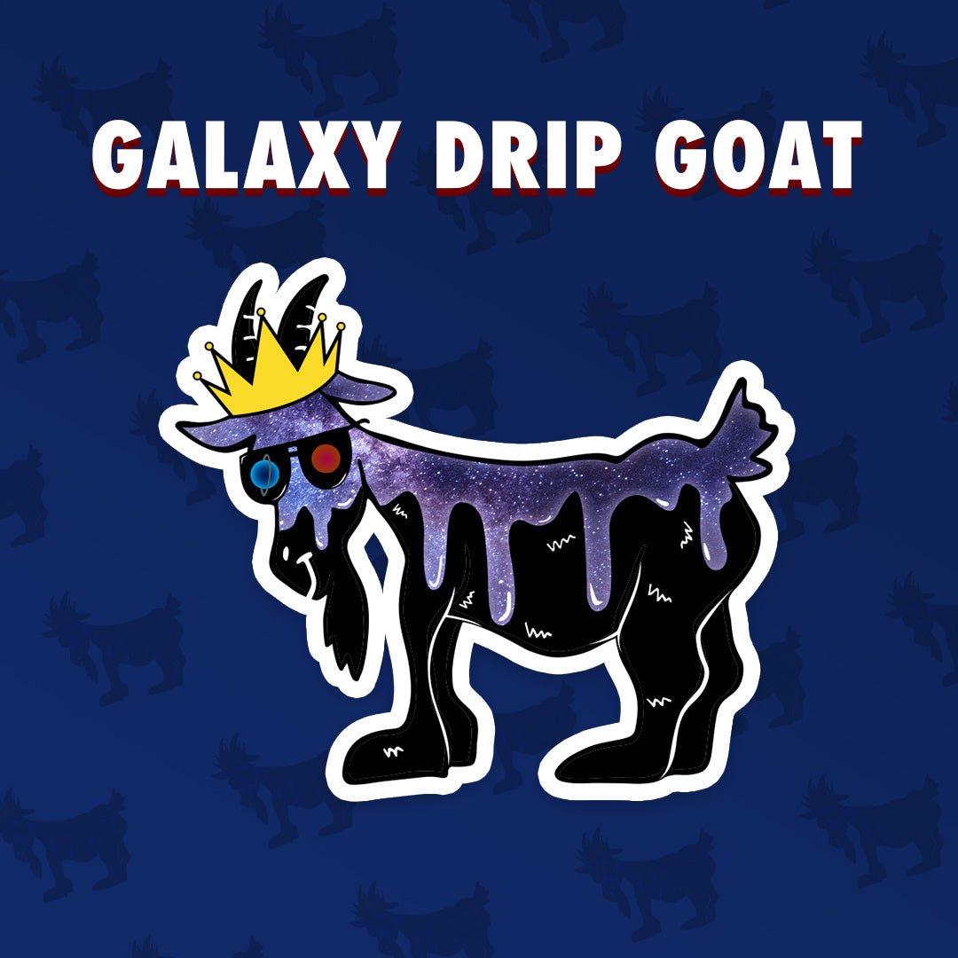 Galaxy Drip Goat graphic