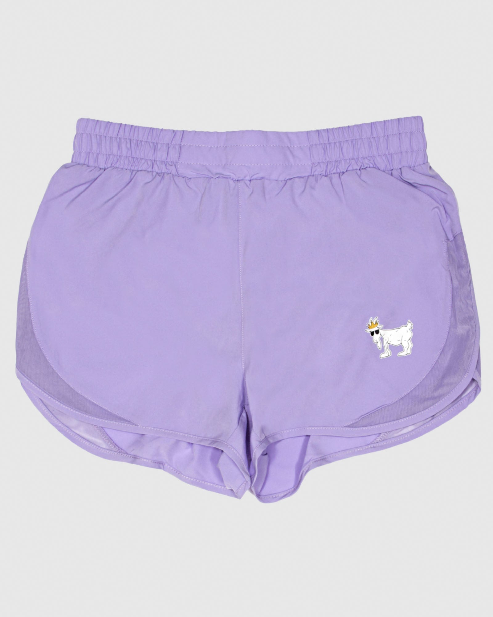 Front of lavender Women's Athletic Shorts#color_lavender