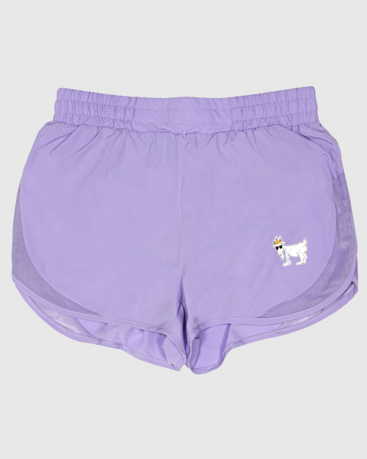Front of lavender Women's Athletic Shorts#color_lavender