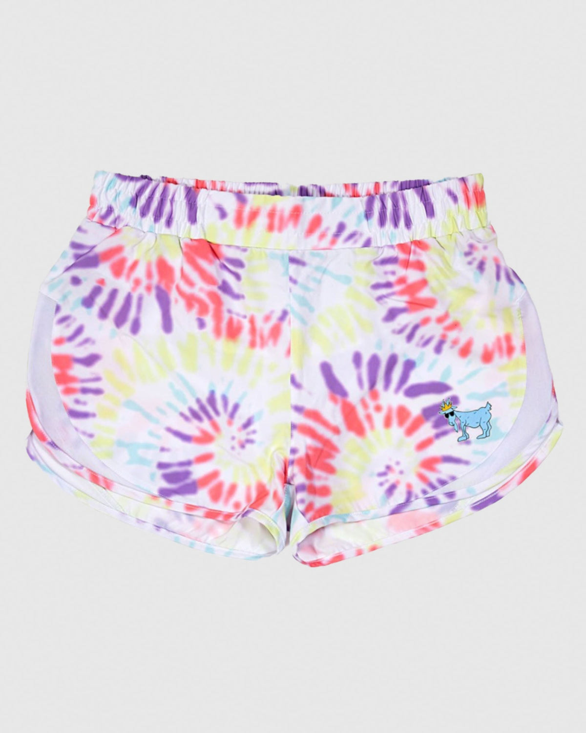 Front of tie-dye Women's Athletic Shorts#color_tie-dye