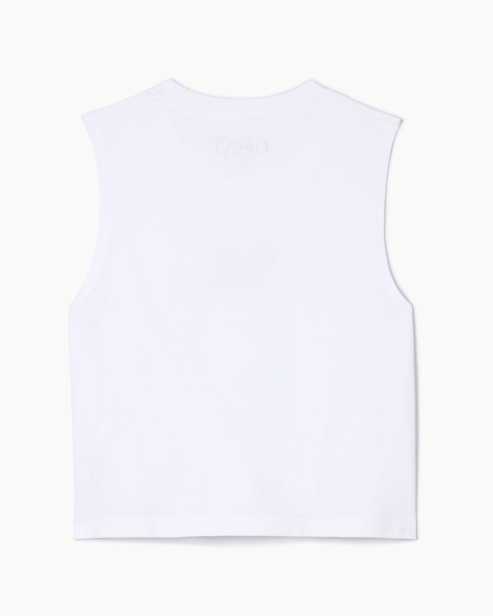 Back of women's whites cherry swing tank