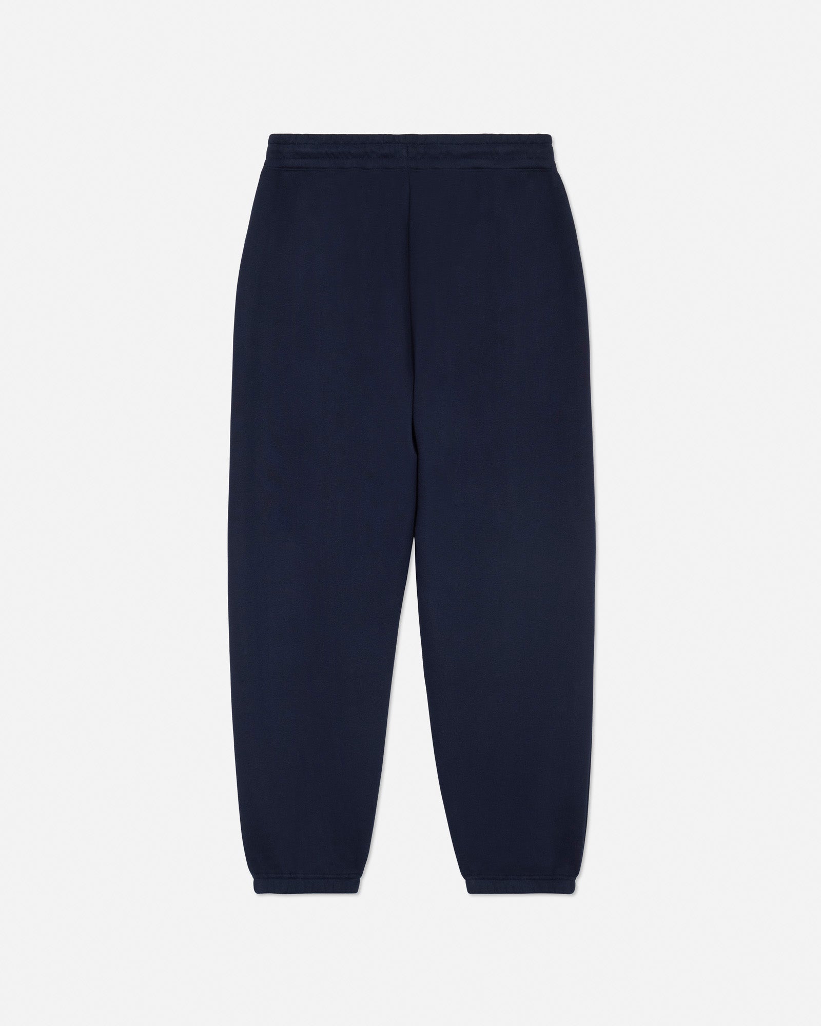 Navy blue sweatpants on a light gray background#color_navy