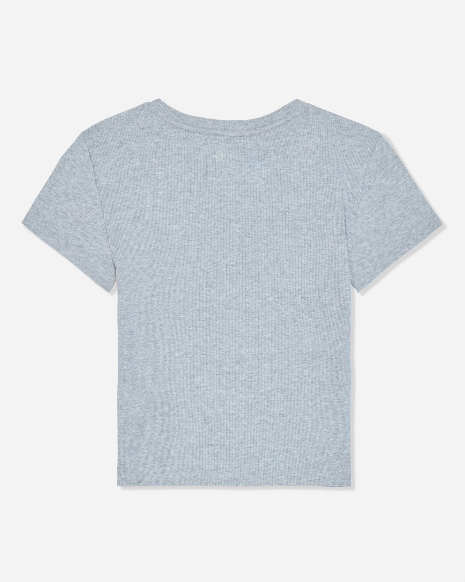 Back of gray ribbed tee#color_pale-gray