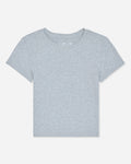 Front of gray ribbed tee#color_pale-gray