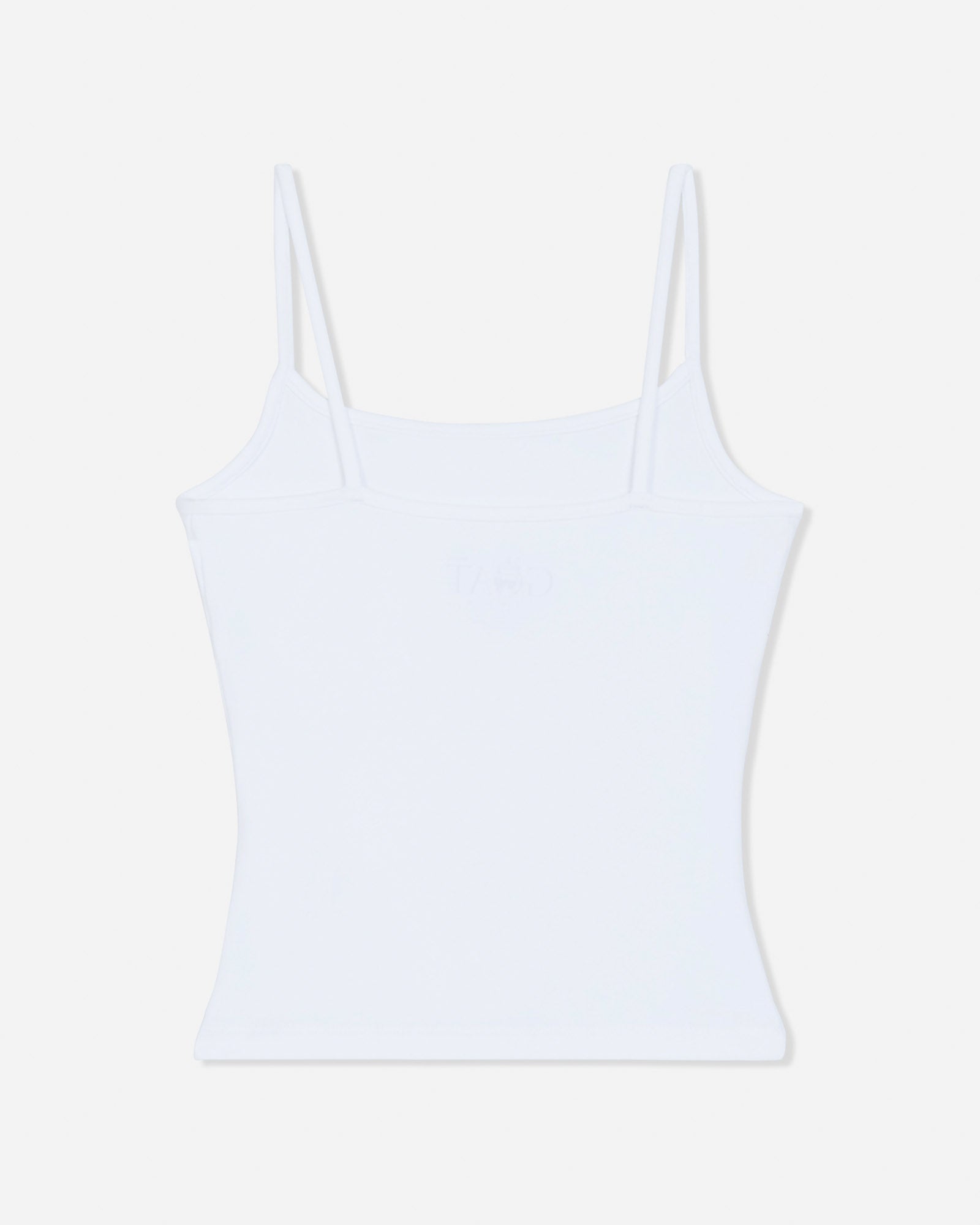 Back of white cami tank top#color_white