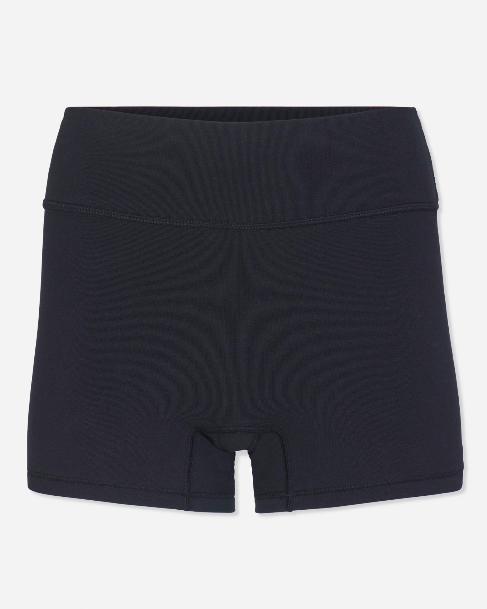 Front of black biker shorts#color_black