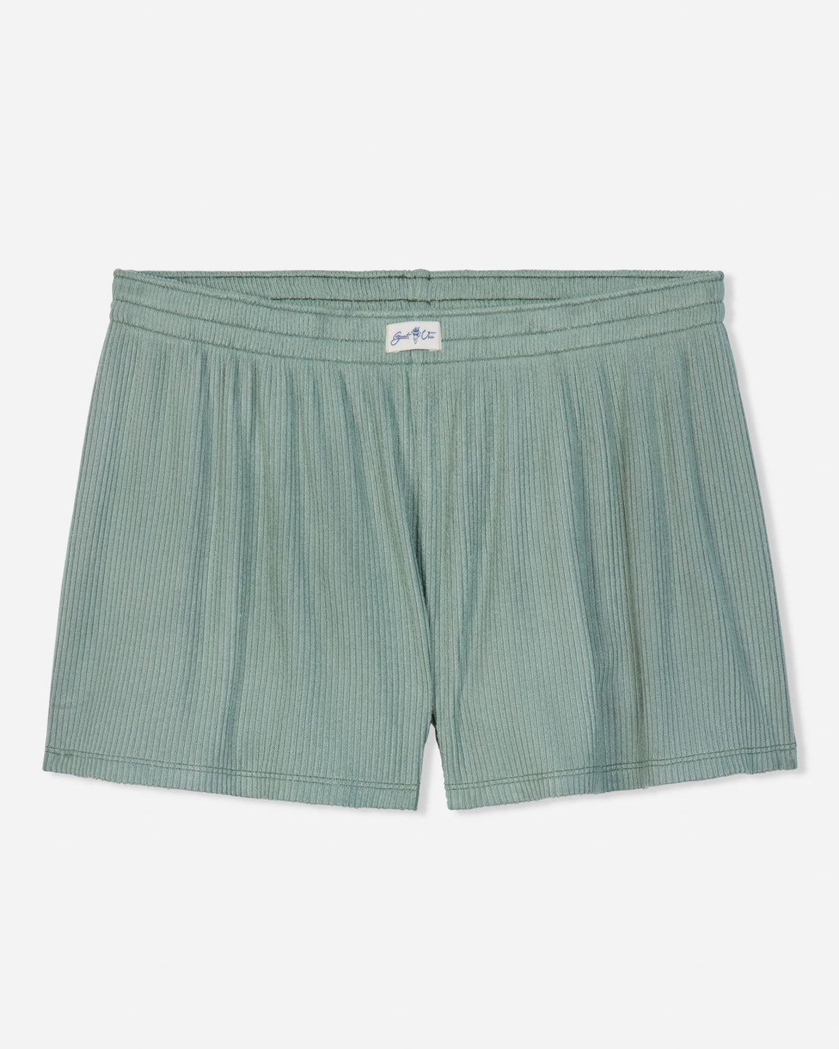 Front of steeped sage pajama shorts#color_steeped-sage