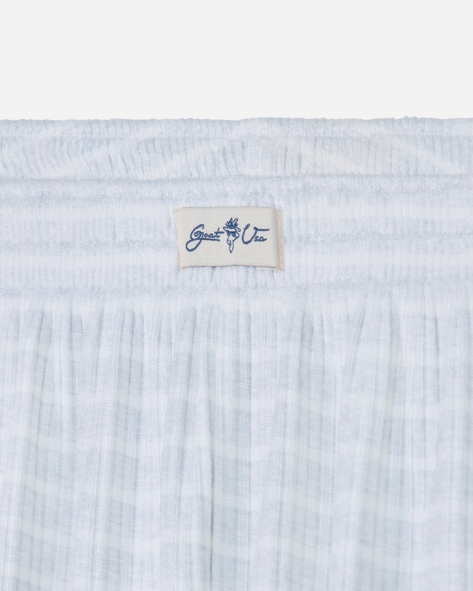 Close-up of gray pajama shorts#color_pale-gray-heather