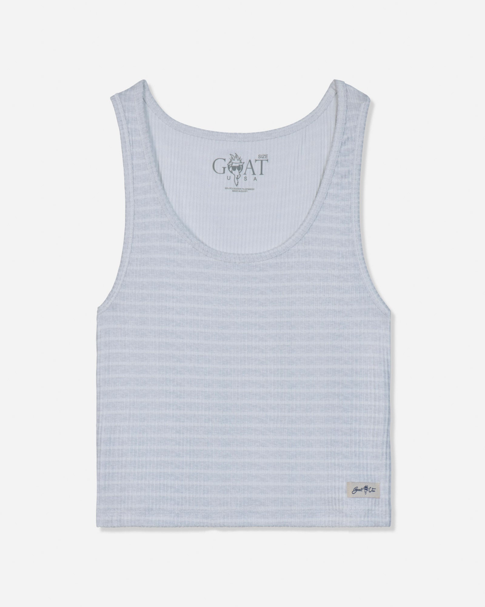 Front of pale gray heather pajama tank#color_pale-gray-heather