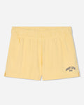 Front of corn milk sweat shorts