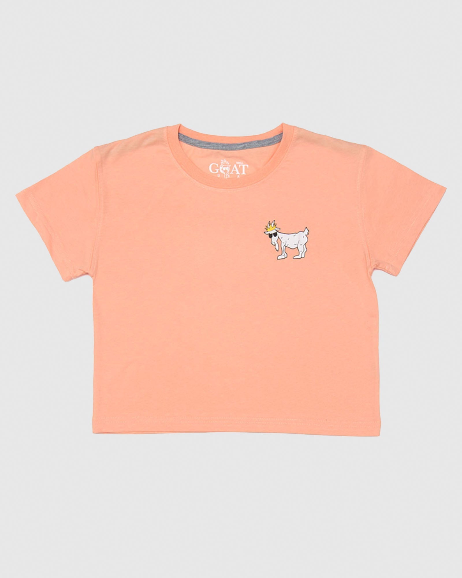 Front of peach cream OG Women's Crop Top#color_peach-cream