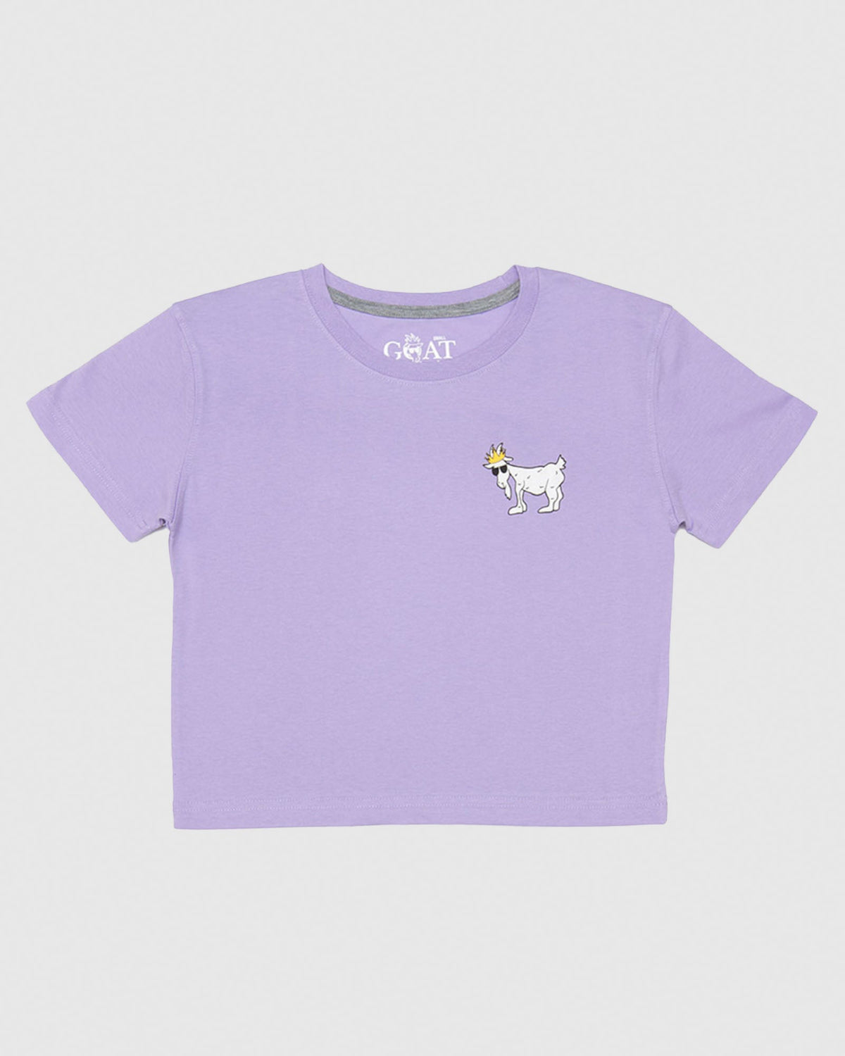 Front of lavender OG Women's Crop Top