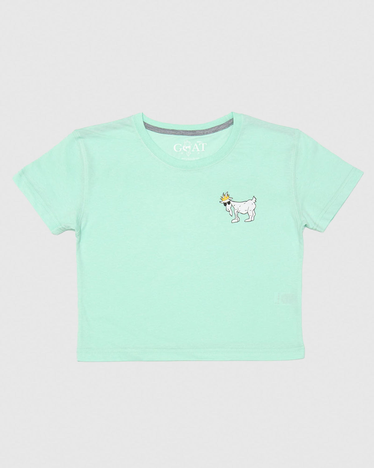 Front of mint OG Women's Crop Top