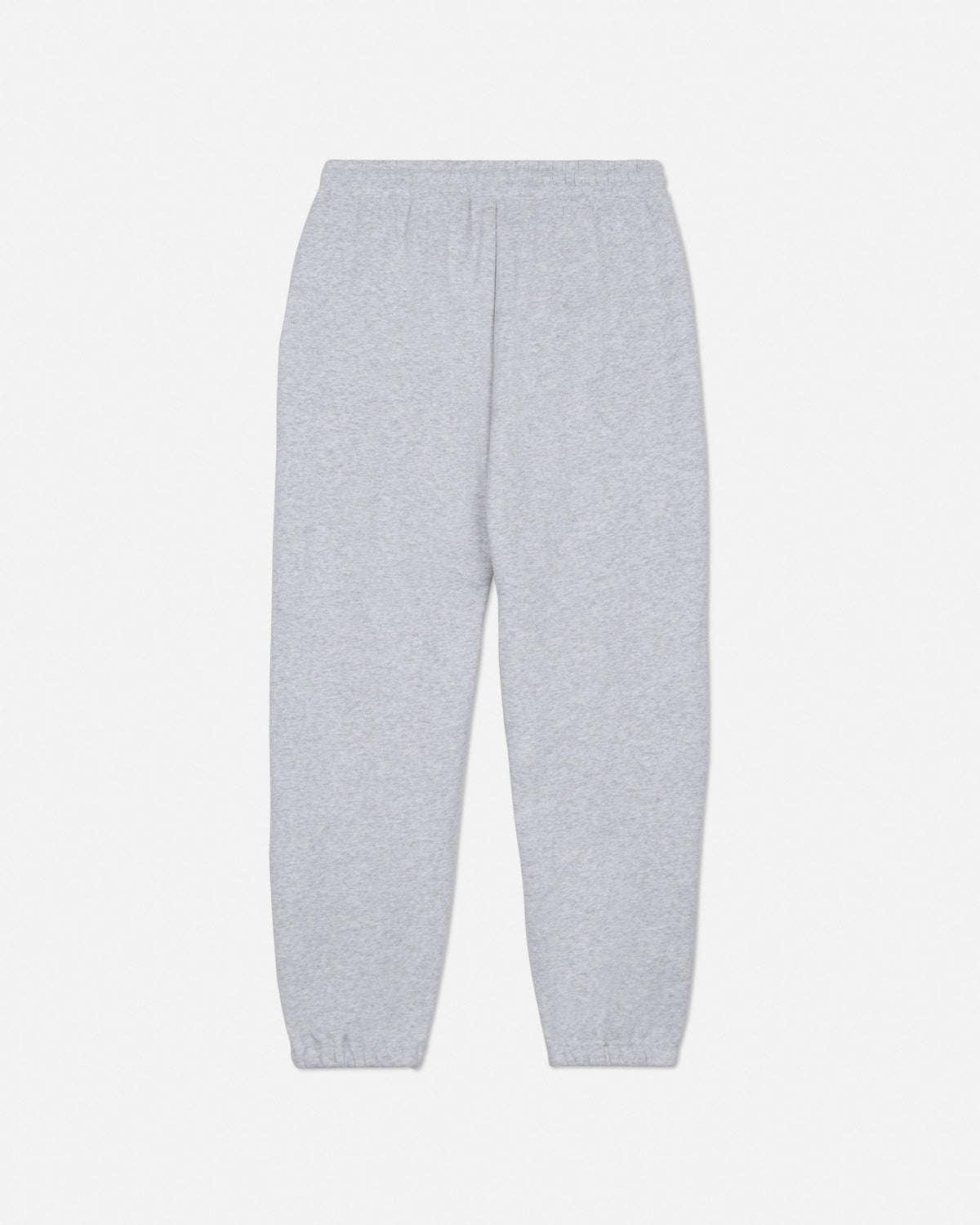 Gray sweatpants on a light gray background