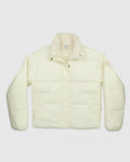Front of ivory Women's Puffer Jacket