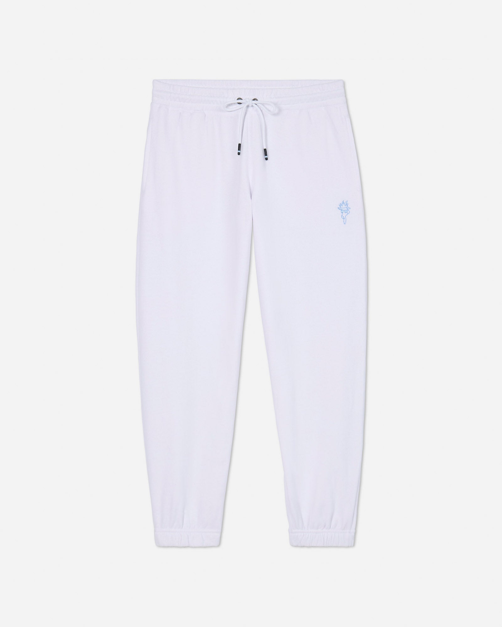 Front of white Women's Scrunch Joggers#color_white