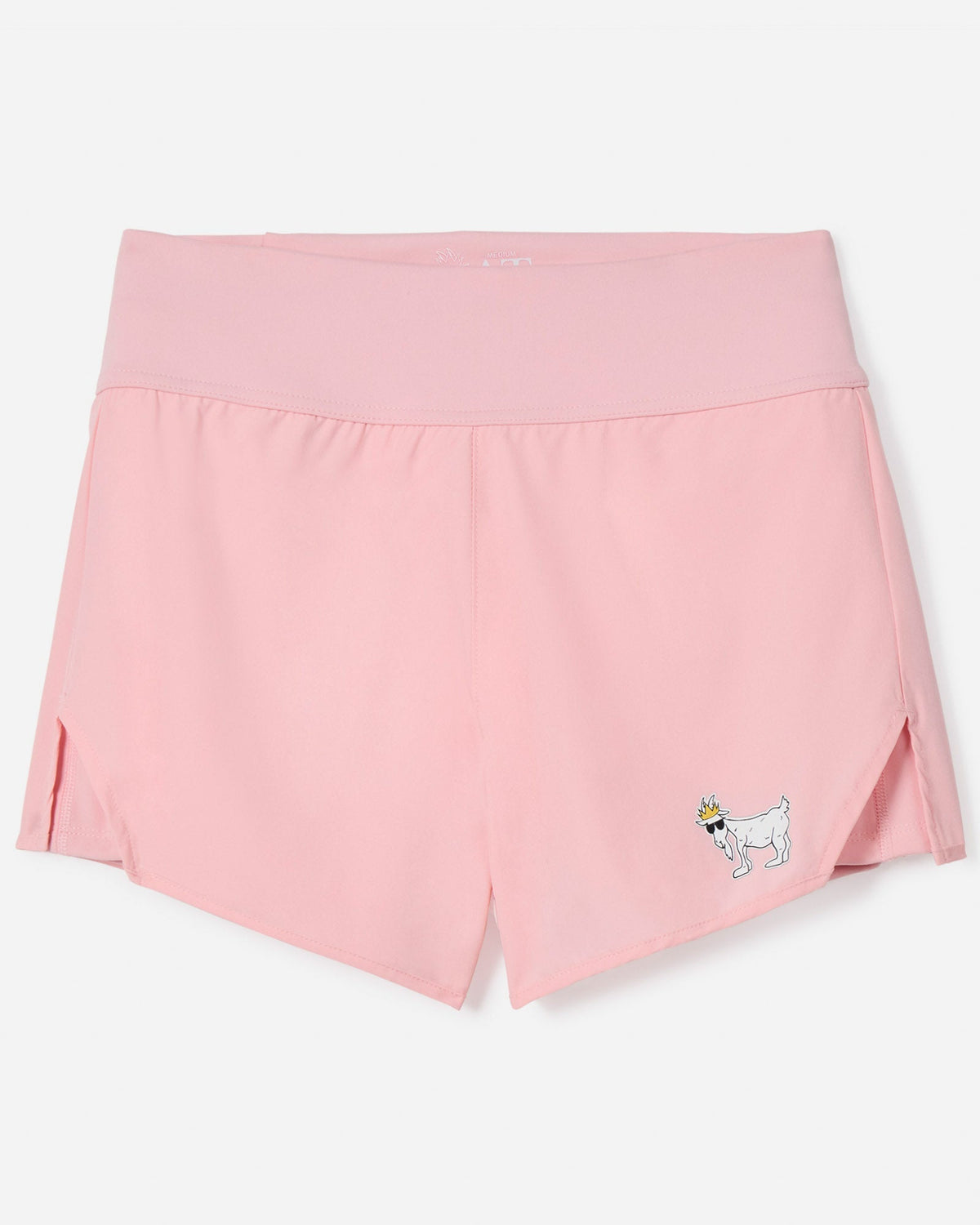 Front of pink women's athletic shorts#color_pink