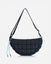 Front of black sling bag