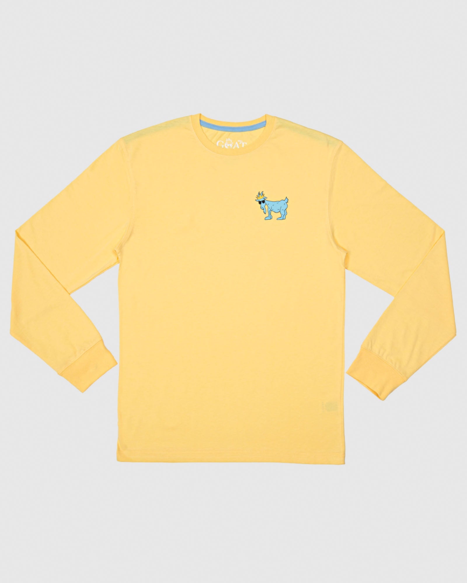 Front of banana cream GOATs Hang Out On Top LST#color_banana-cream