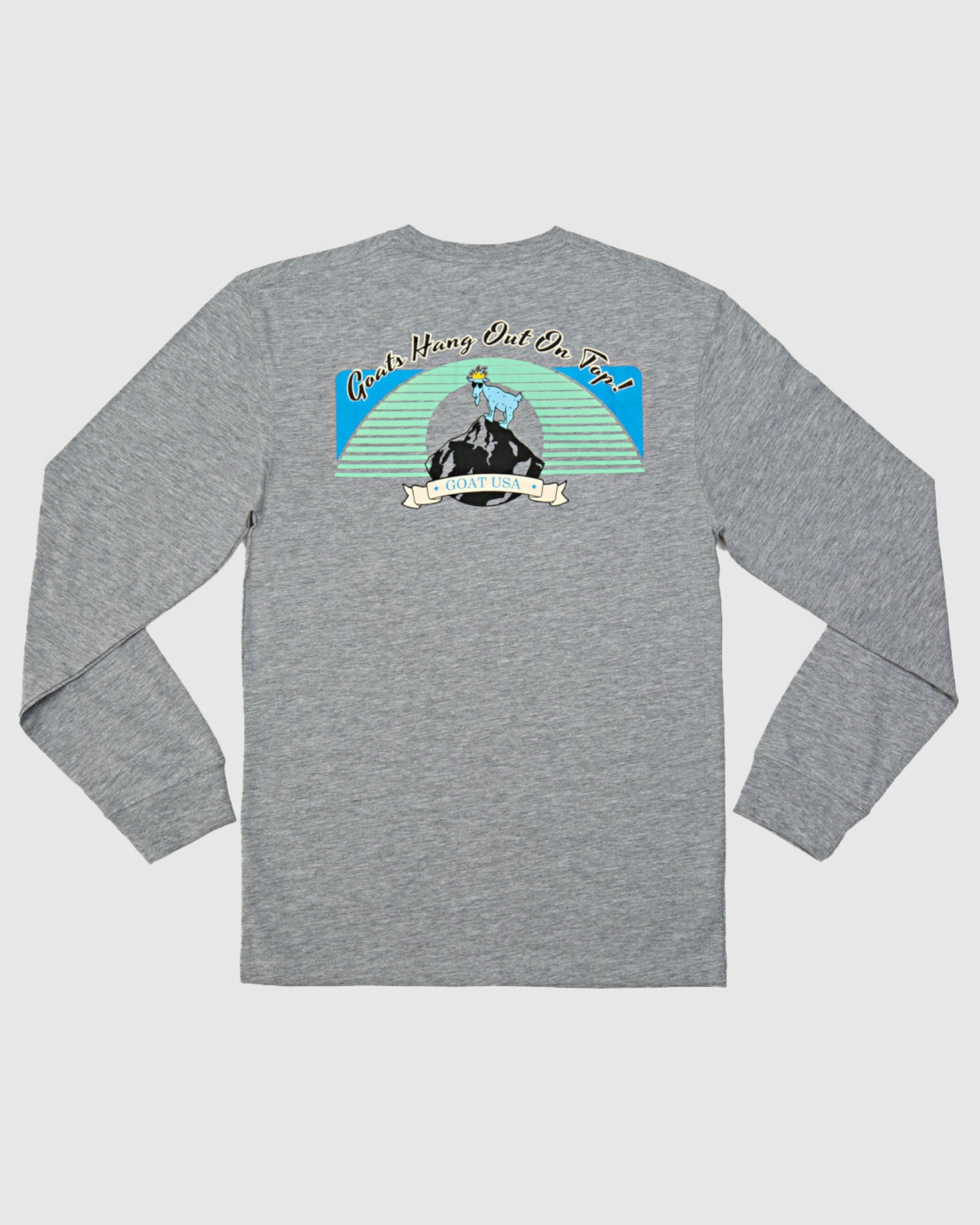 Back of gray GOATs Hang Out On Top LST#color_gray