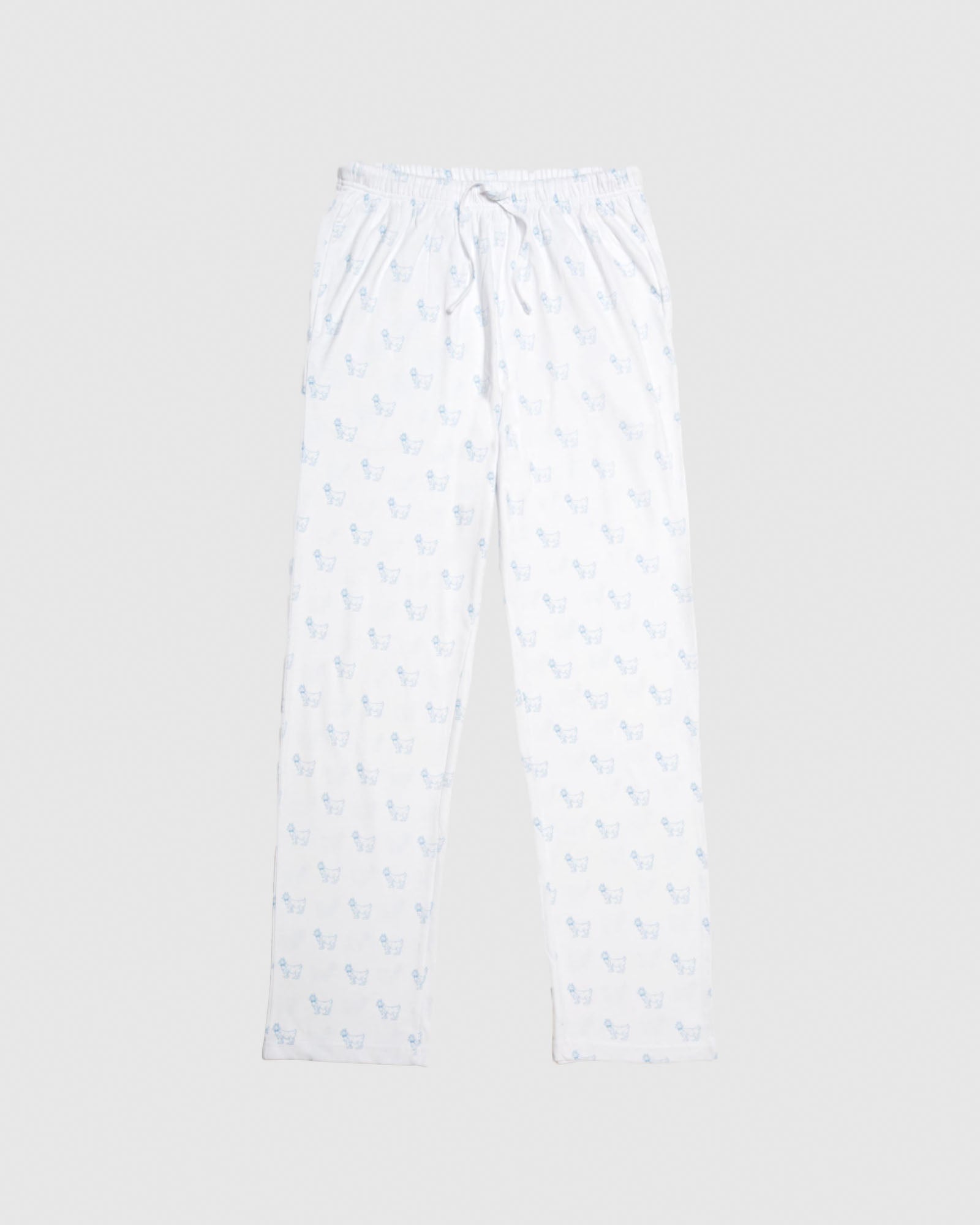 Front of white Heavenly Soft Pajamas#color_white