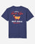 Navy t-shirt with hot dog goat design#color_navy