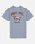 Gray t-shirt with 'GOAT USA' and goat graphic on a white background