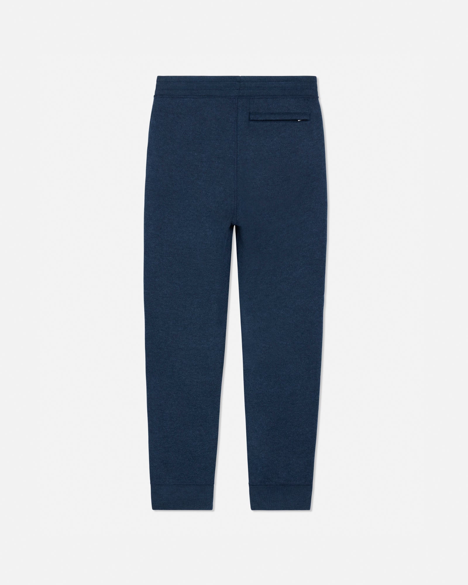 Navy blue pants on a white background