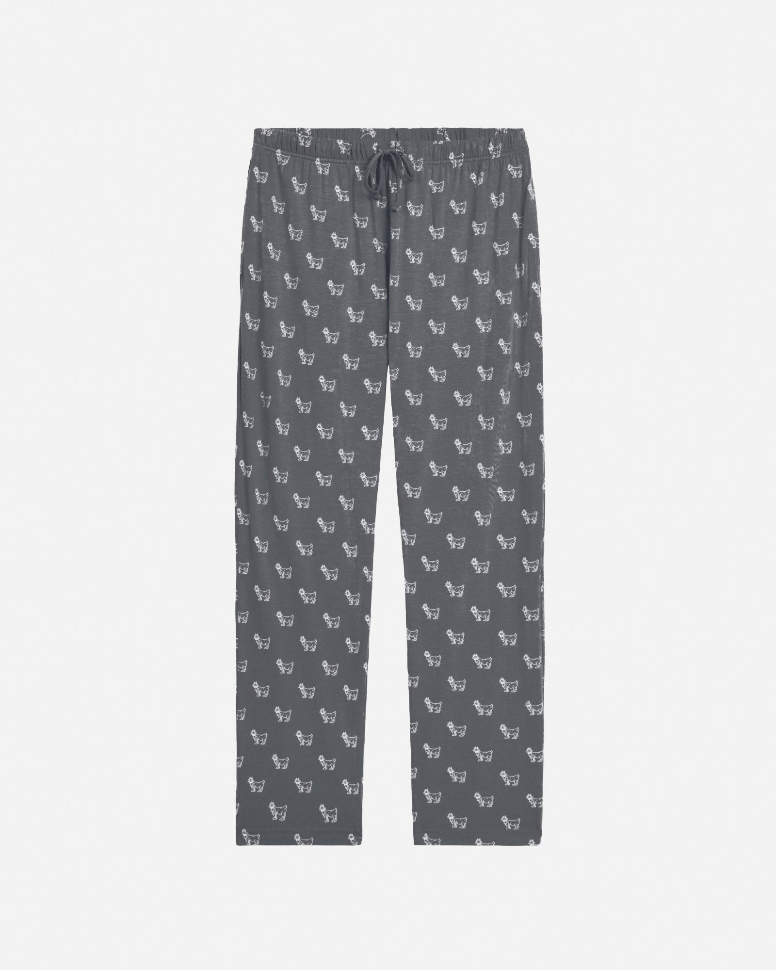 Front of gray Heavenly Soft Pajamas#color_gray