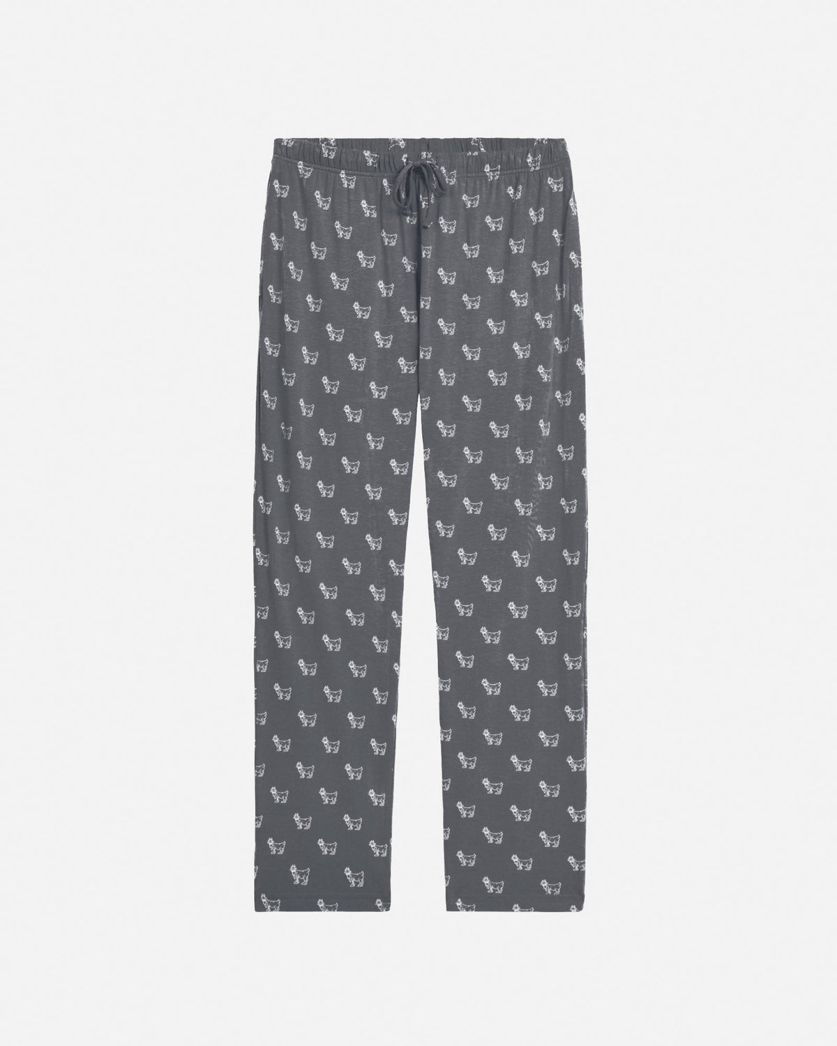 Front of gray Heavenly Soft Pajamas#color_gray