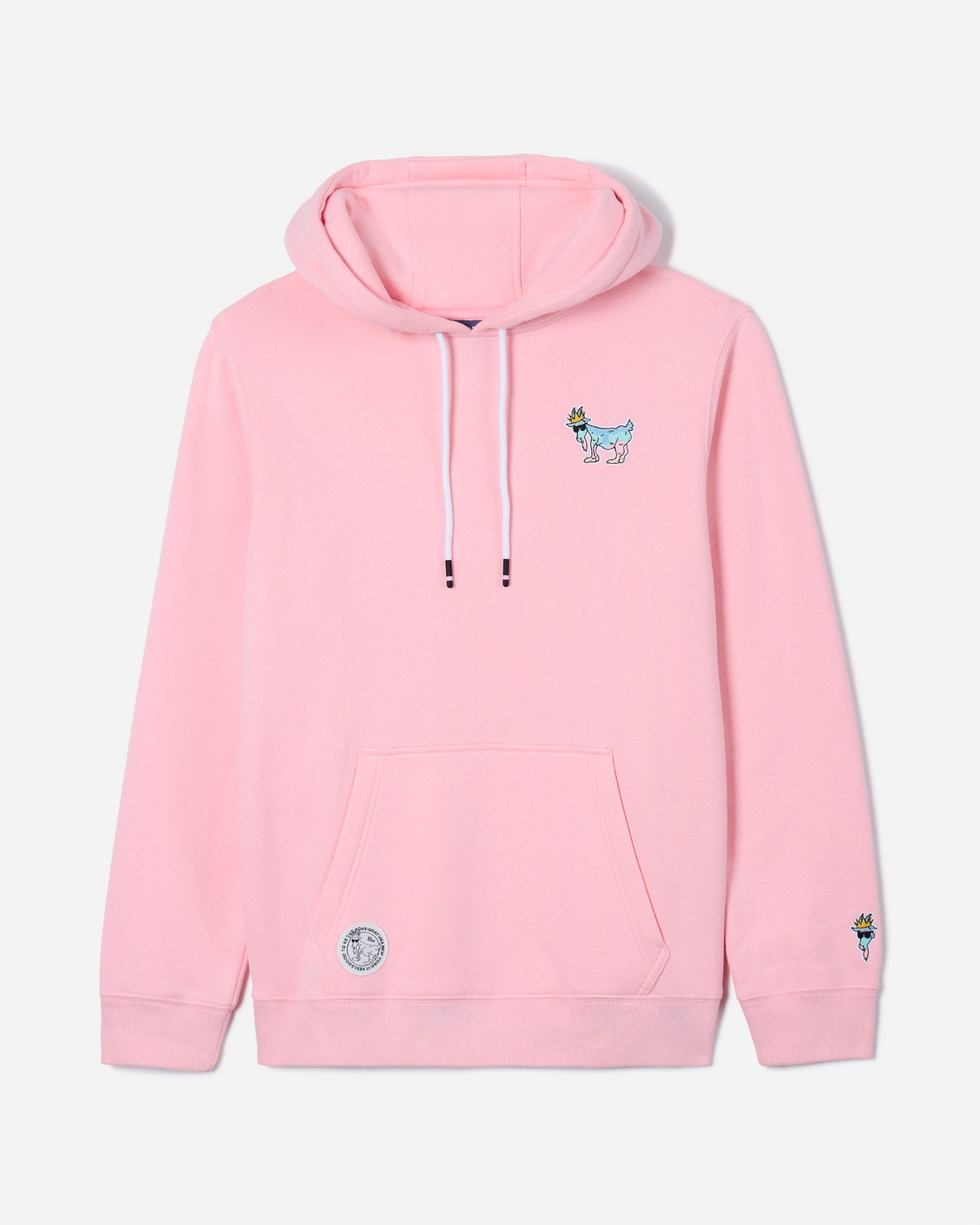 Front of pink ice cream hooded sweatshirt