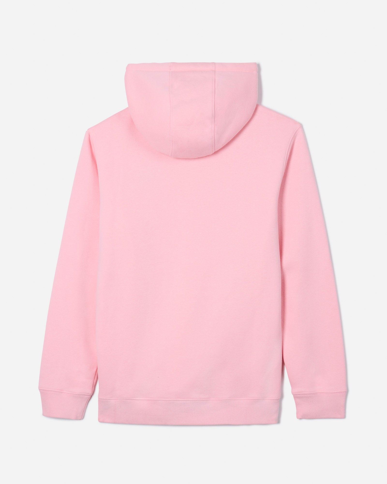 Back of pink ice cream hooded sweatshirt