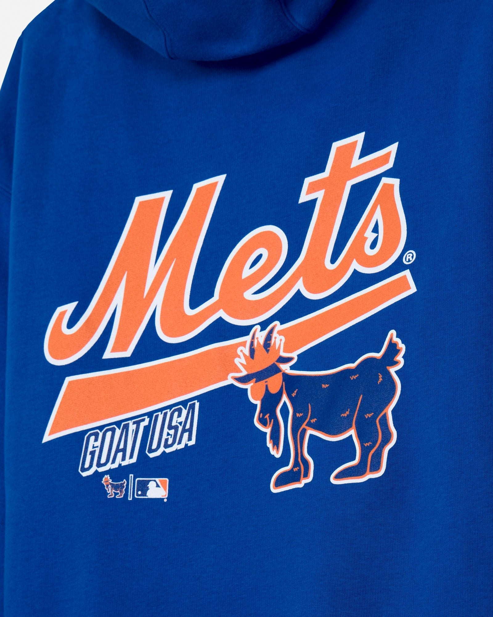 Kids' Mets Script Classic Hooded Sweatshirt