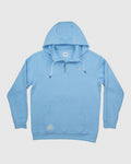 Front of carolina blue OG 1/4 Zip Hooded Sweatshirt
