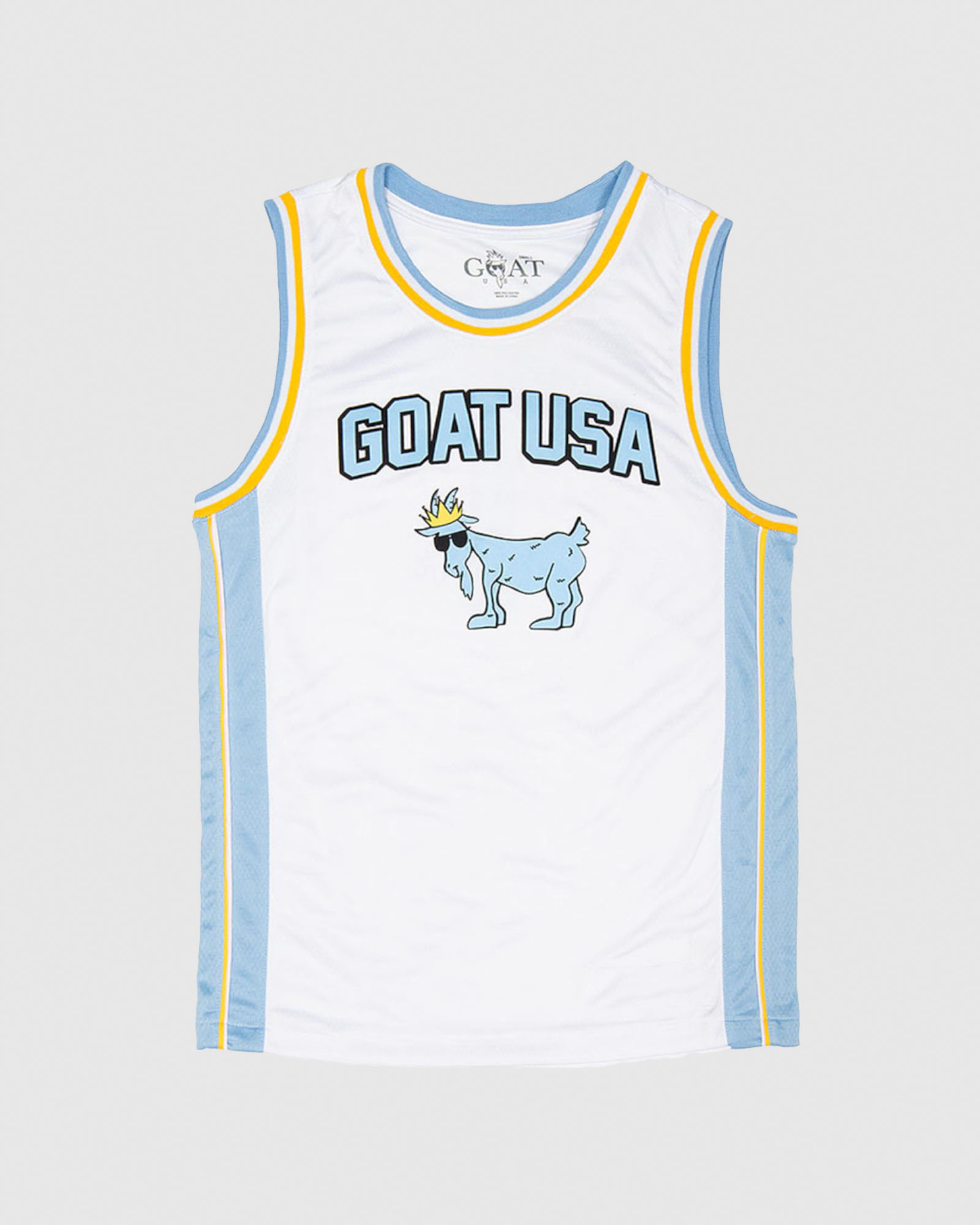Front of white OG Basketball Jersey#color_white
