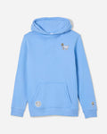 Front of carolina blue WG Hooded Sweatshirt