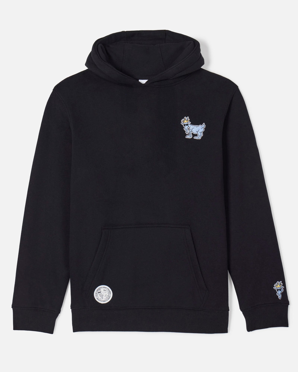 Front of black OG Hooded Sweatshirt#color_black