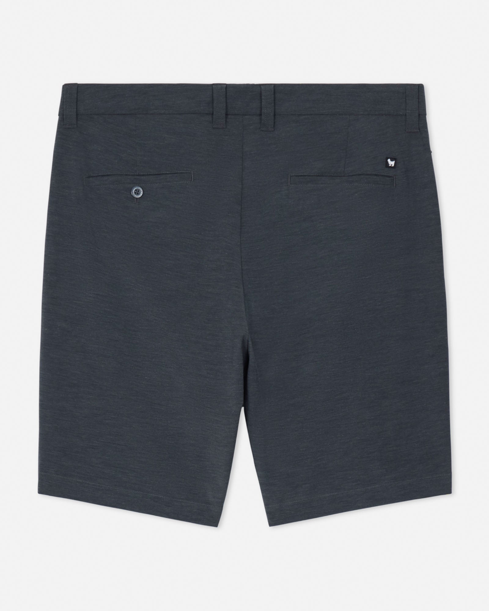 Dark gray shorts on a white background#color_gray