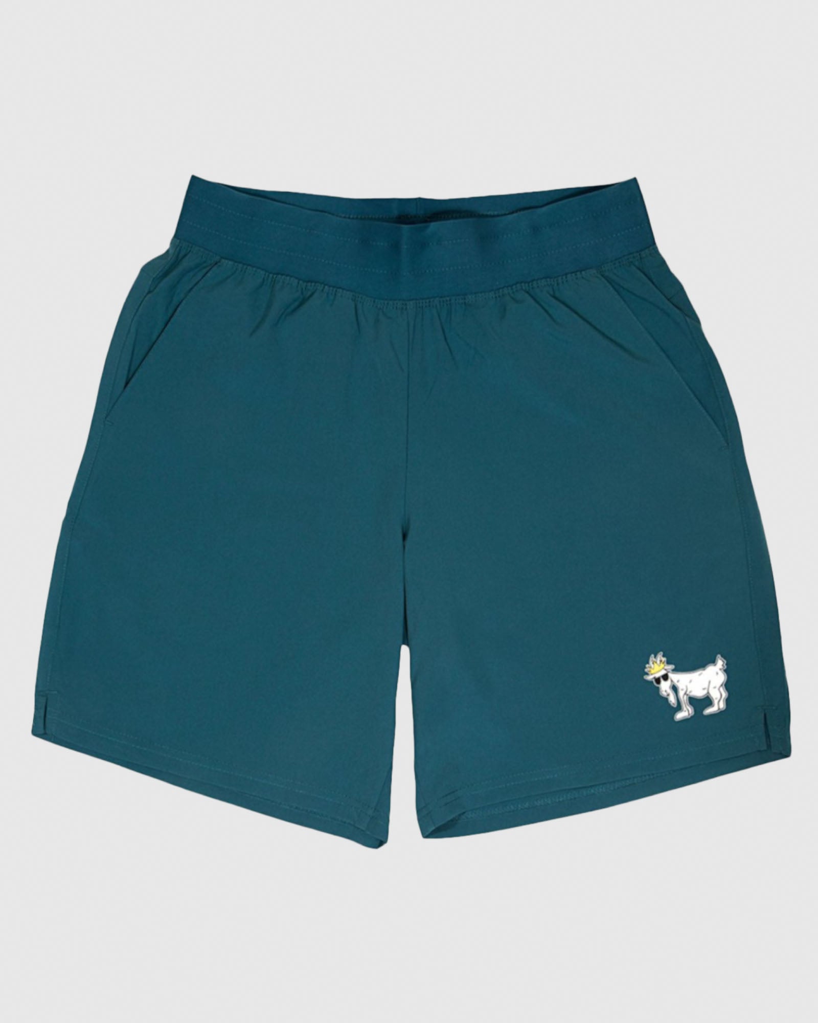 Front of forest green OG Men's Athletic Shorts#color_forest-green