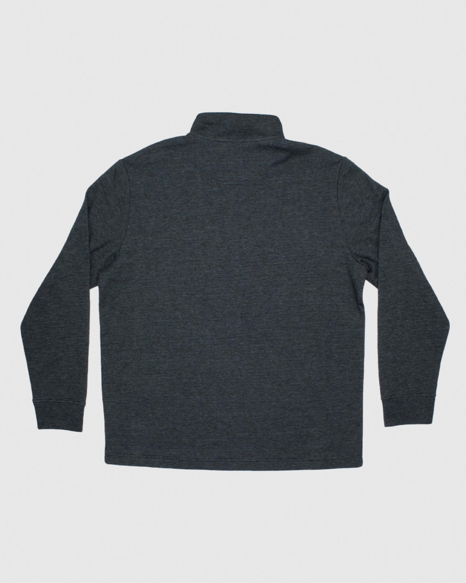 Back of black OG Roosevelt Men's 1/4 Zip#color_black